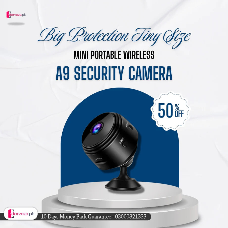 Mega Sale Offer - Mini Portable Wireless A9 Security Camera 1080P HD