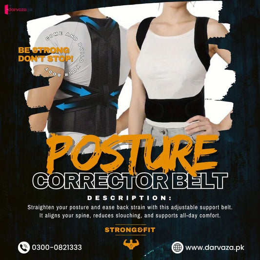 Adjustable Posture Corrector Belt for Waist and Back Support